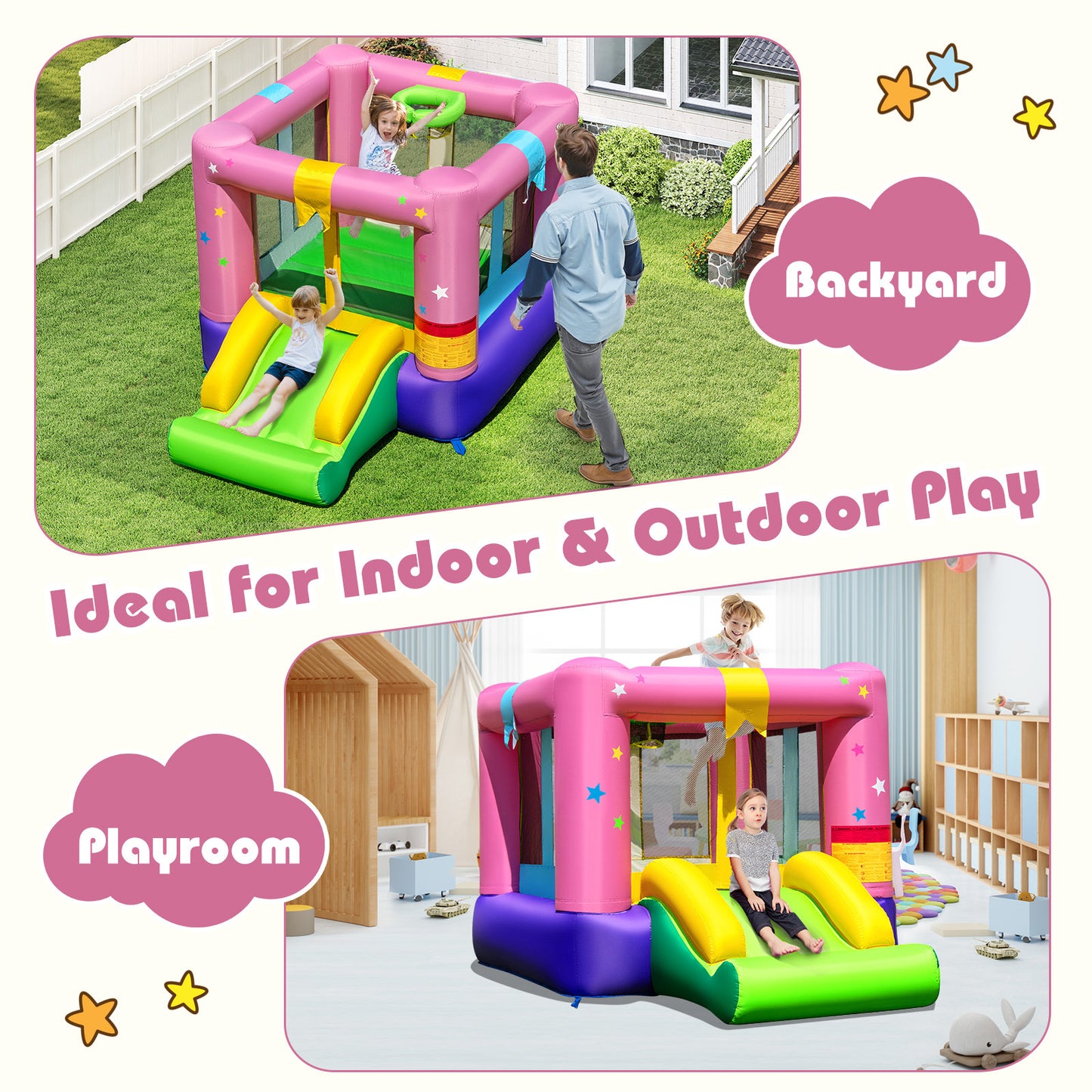 Bouncy Castle, Jumping Area, 480W Blower Bounce House at Gallery Canada