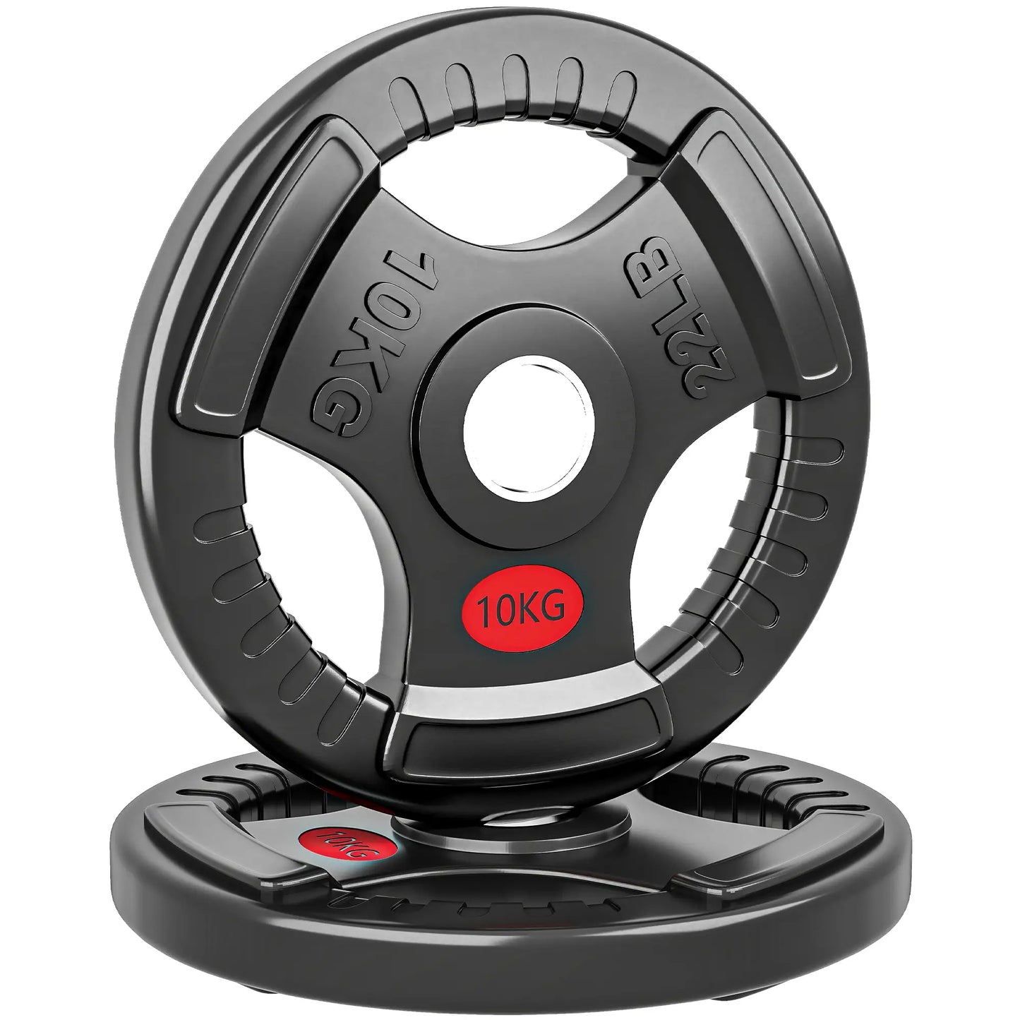 Weight Plates Set, 2-Inch Barbell Weights, Tri-Grips, 2 x 22lbs Dumbbells & Barbells at Gallery Canada