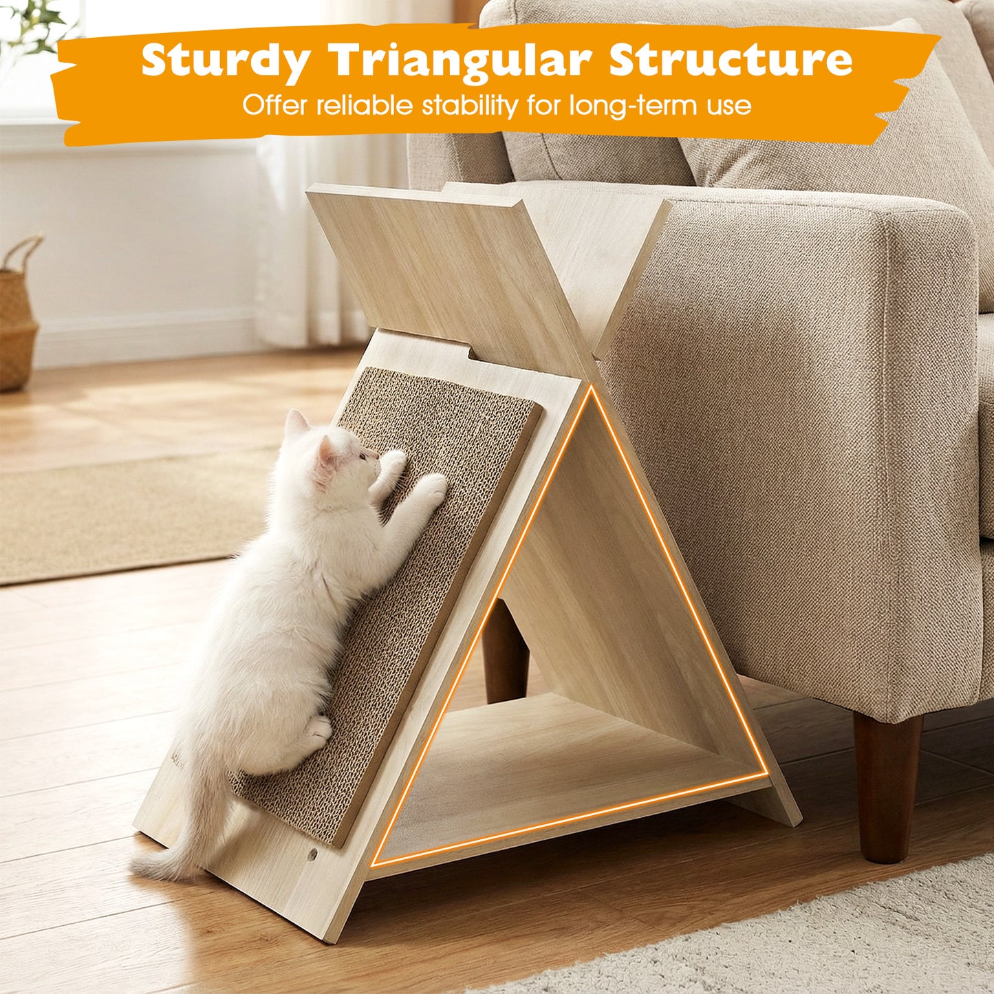 Cat Scratcher for Claw Sharpening and Furniture Protection-NA, Natural Cat Trees Condos & Scratchers at Gallery Canada