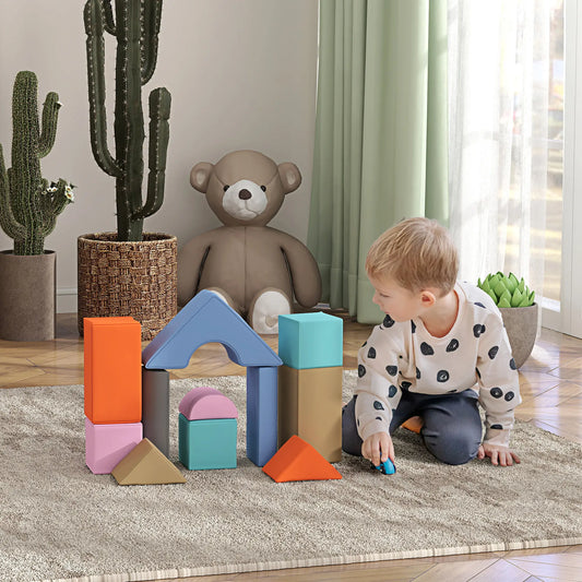 11 Piece Soft Play Equipment, 6-72 Months, Light Colour Baby Gym & Playmats Light colour at Gallery Canada