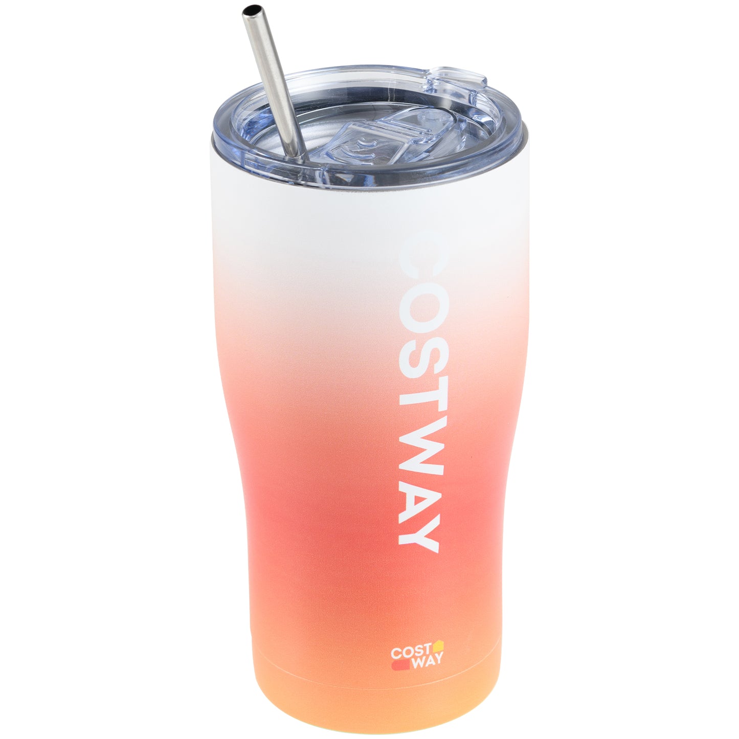 Costway Tainless Steel Tumbler with Lid and Metal Straw Kitchen Utensils at Gallery Canada