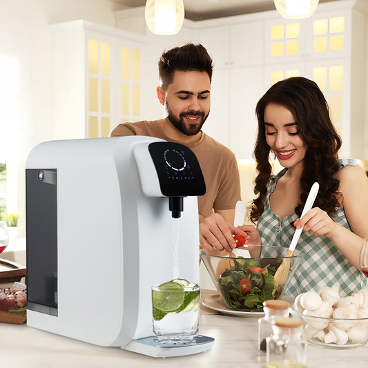 Countertop Reverse Osmosis Water Filter, 5-Stage RO PPC System, UV Light, White Water Dispensers White at Gallery Canada