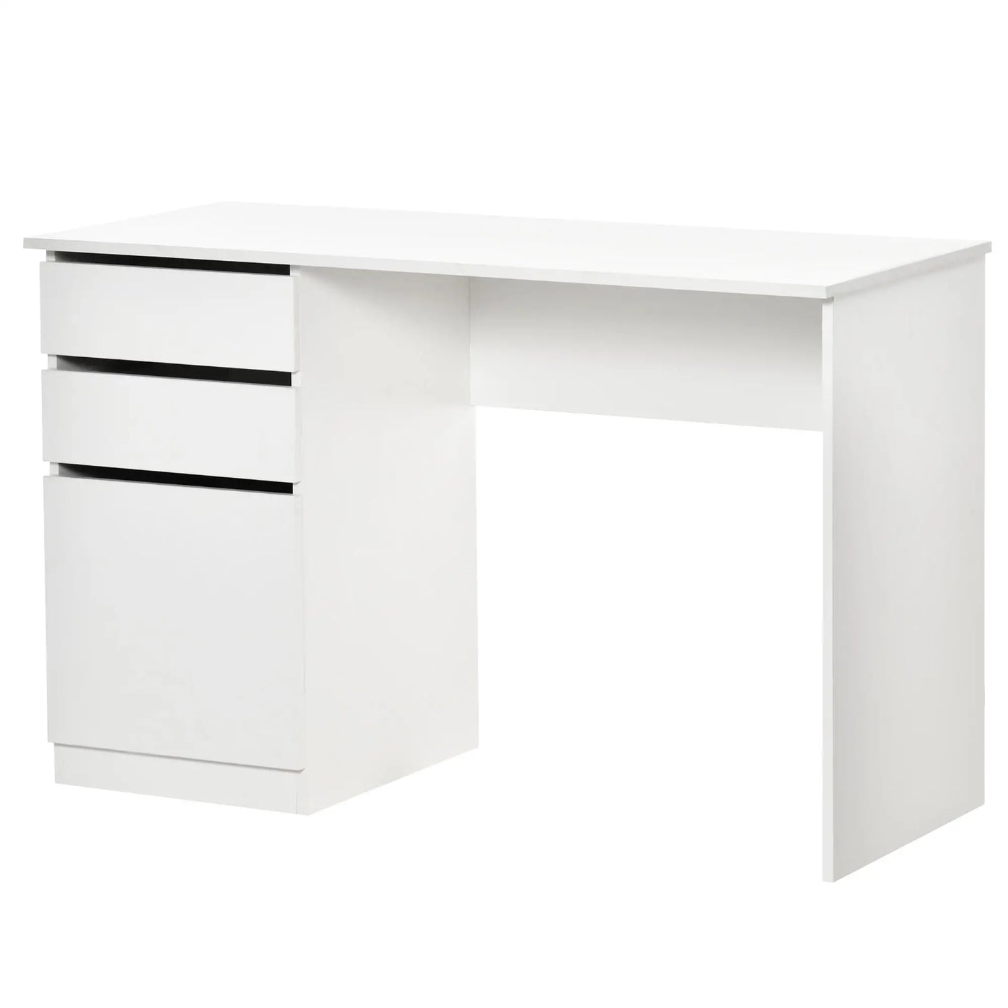 Modern Computer Desk, Home Office with Storage Drawer, White Writing Desks at Gallery Canada