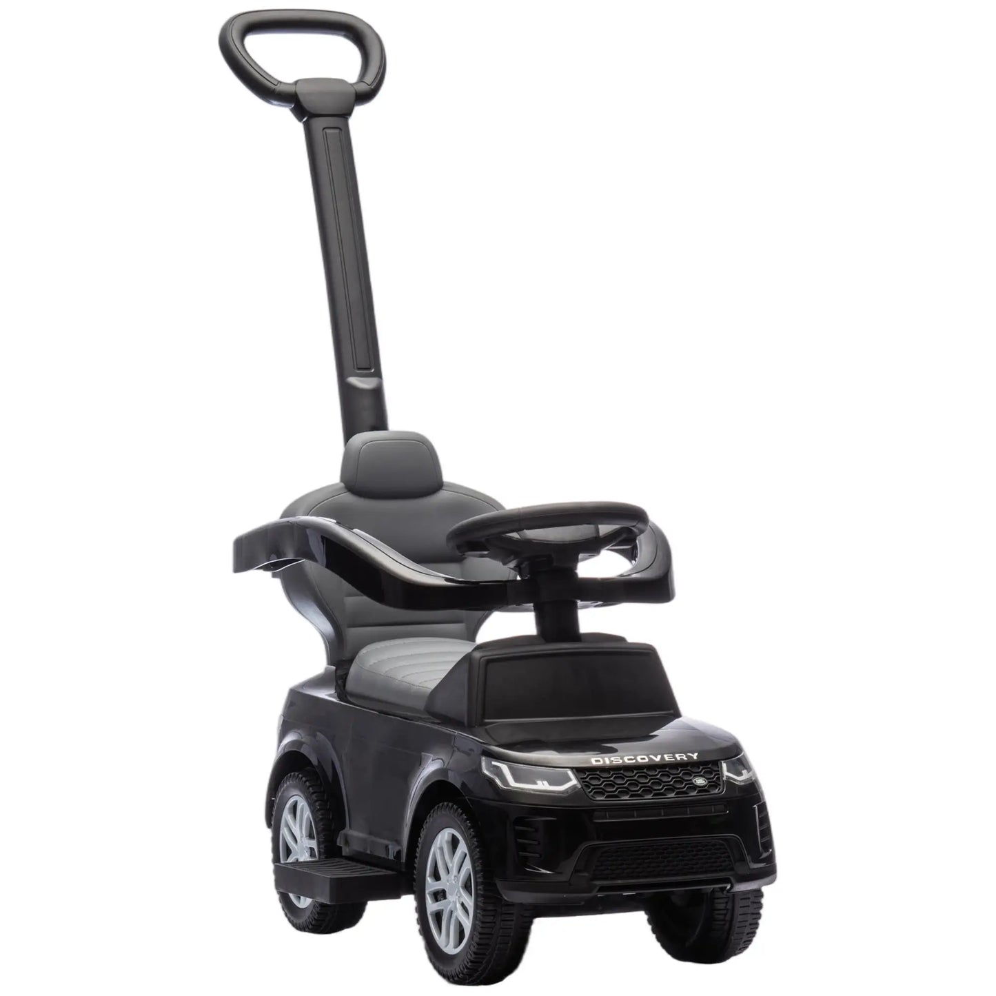 Land Rover Discovery 2-in-1 Ride On Push Car, Black Push Cars for Toddlers at Gallery Canada