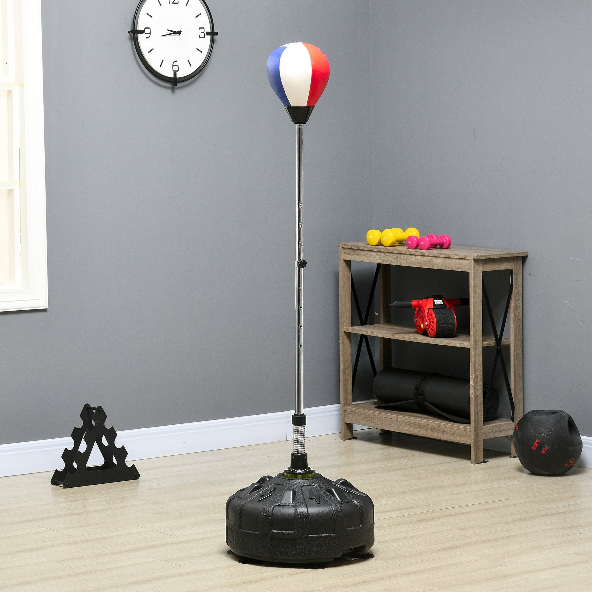 Reflex Bag, Speed Bag with Stand, 57.9" -65" Height Adjustable, for Home Gym Boxing Training at Gallery Canada