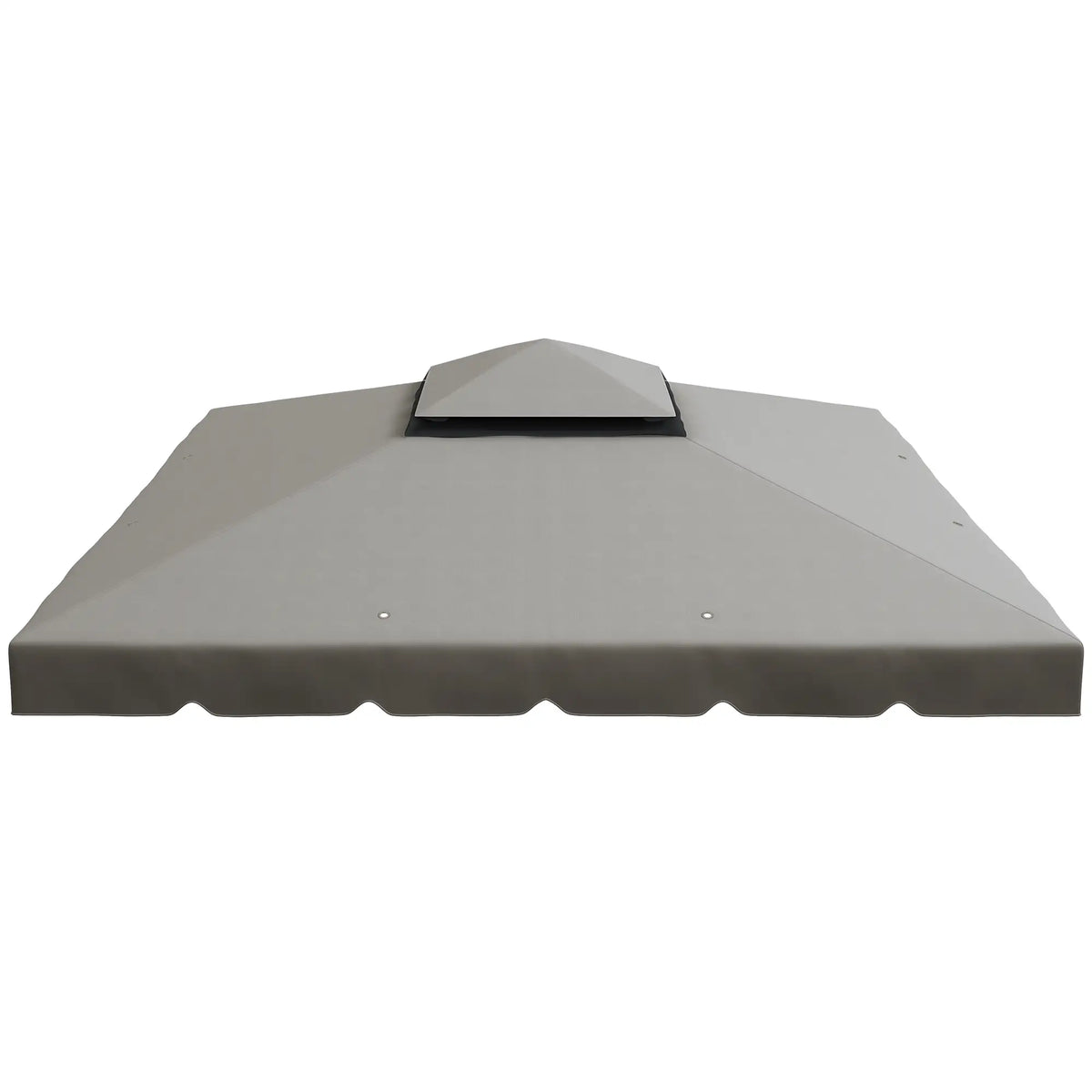 10' X 10' Gazebo Replacement Canopy Top, Double Vented Roof, Grey Gazebo Canopy Replacement at Gallery Canada