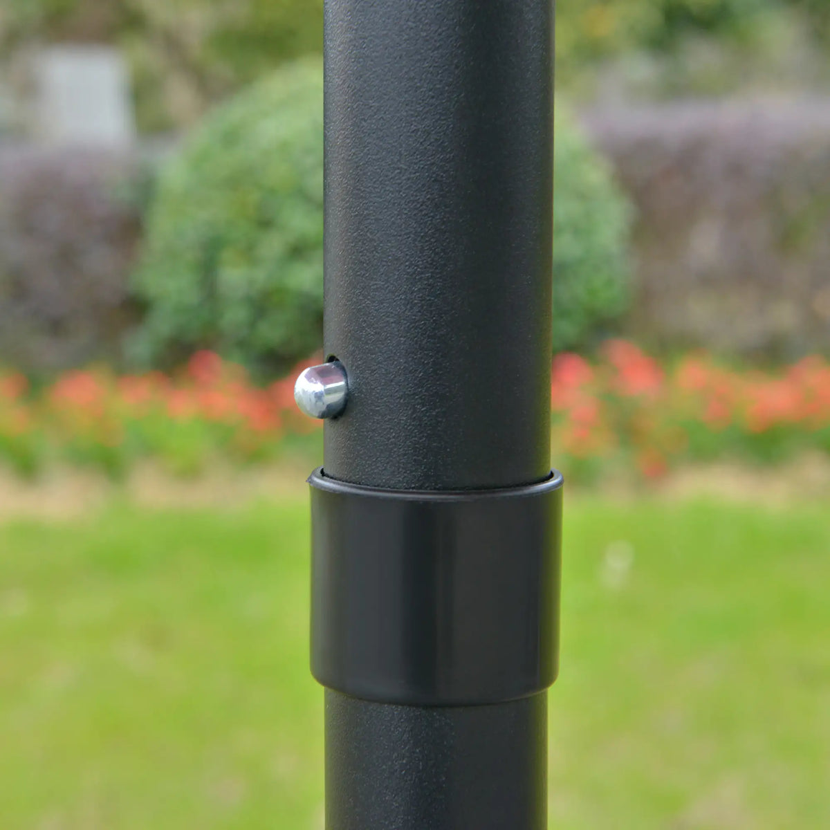 9FT 3 Tiers Patio Umbrella, Crank Push Button Tilt, Sky Blue Sun Umbrellas at Gallery Canada