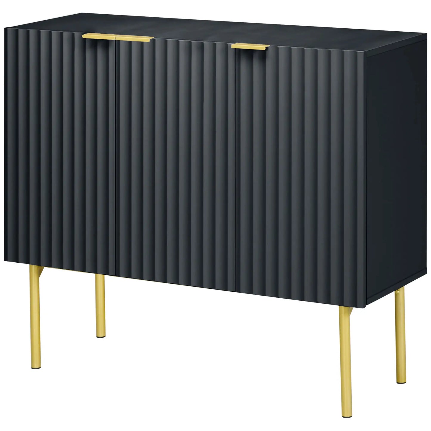 Modern Storage Cabinet, Sideboard Buffet, Gold Legs, Black Storage Cabinets at Gallery Canada