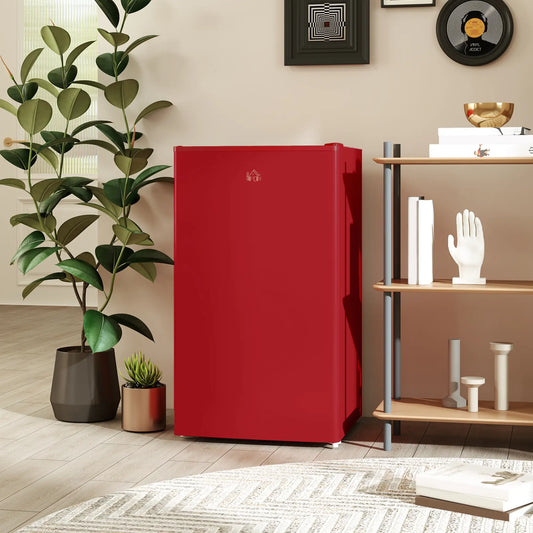 Compact Refrigerator, Mini Fridge with Freezer, Adjustable Shelf, Red Small Kitchen Appliances Red at Gallery Canada