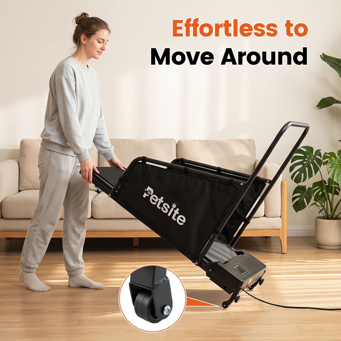 Dog Treadmill With Remote Control, LCD Display, Black Dog Supplies at Gallery Canada