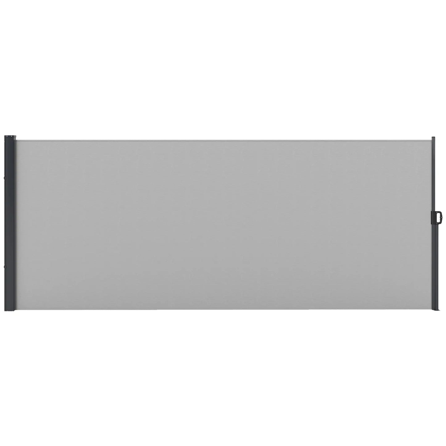 13' x 5' Retractable Side Awning, Outdoor Privacy Screen, Light Grey Retractable Side Awning at Gallery Canada