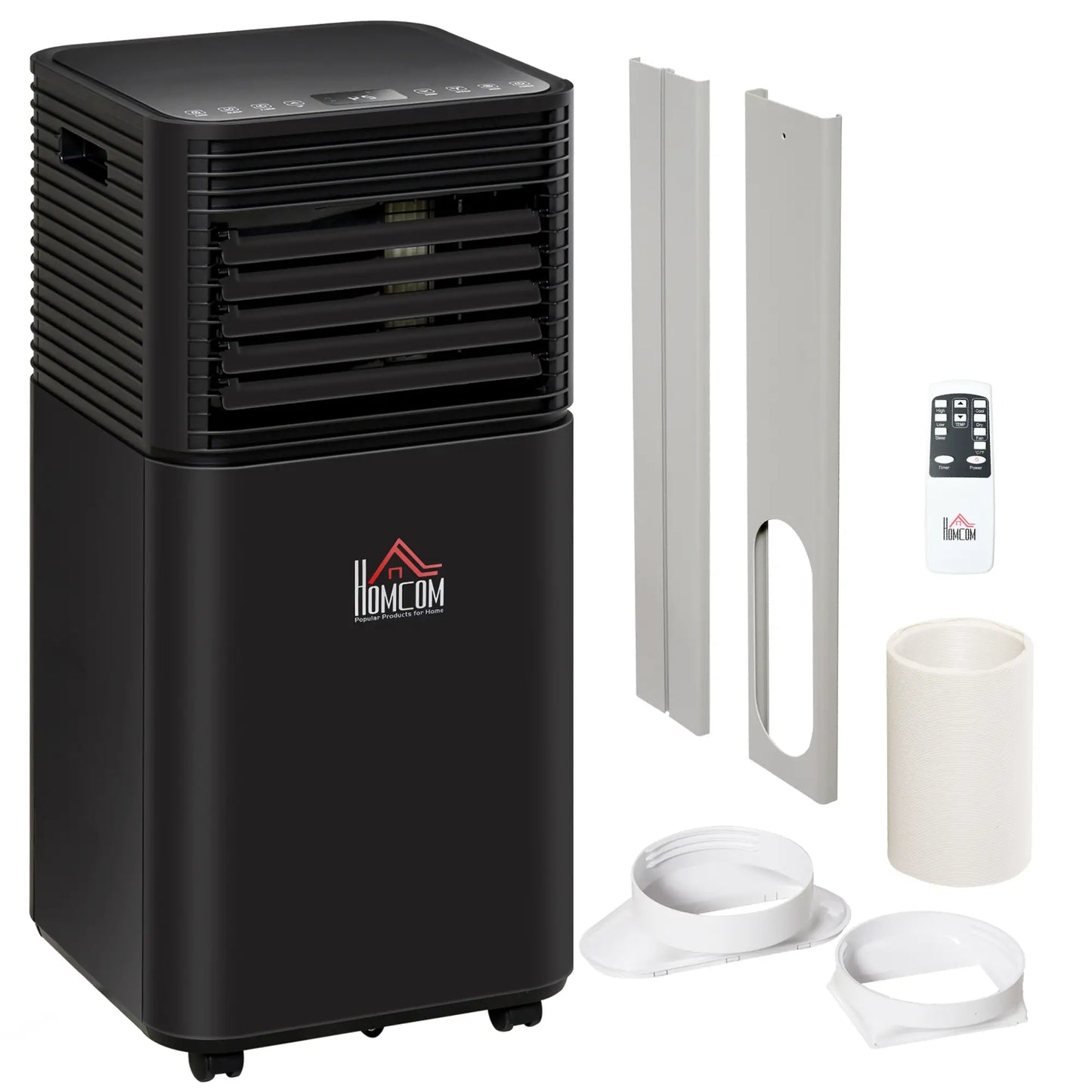 8000 BTU Portable Air Conditioner, Fan, Dehumidifier, Remote, 24H Timer, Black Air Conditioner at Gallery Canada