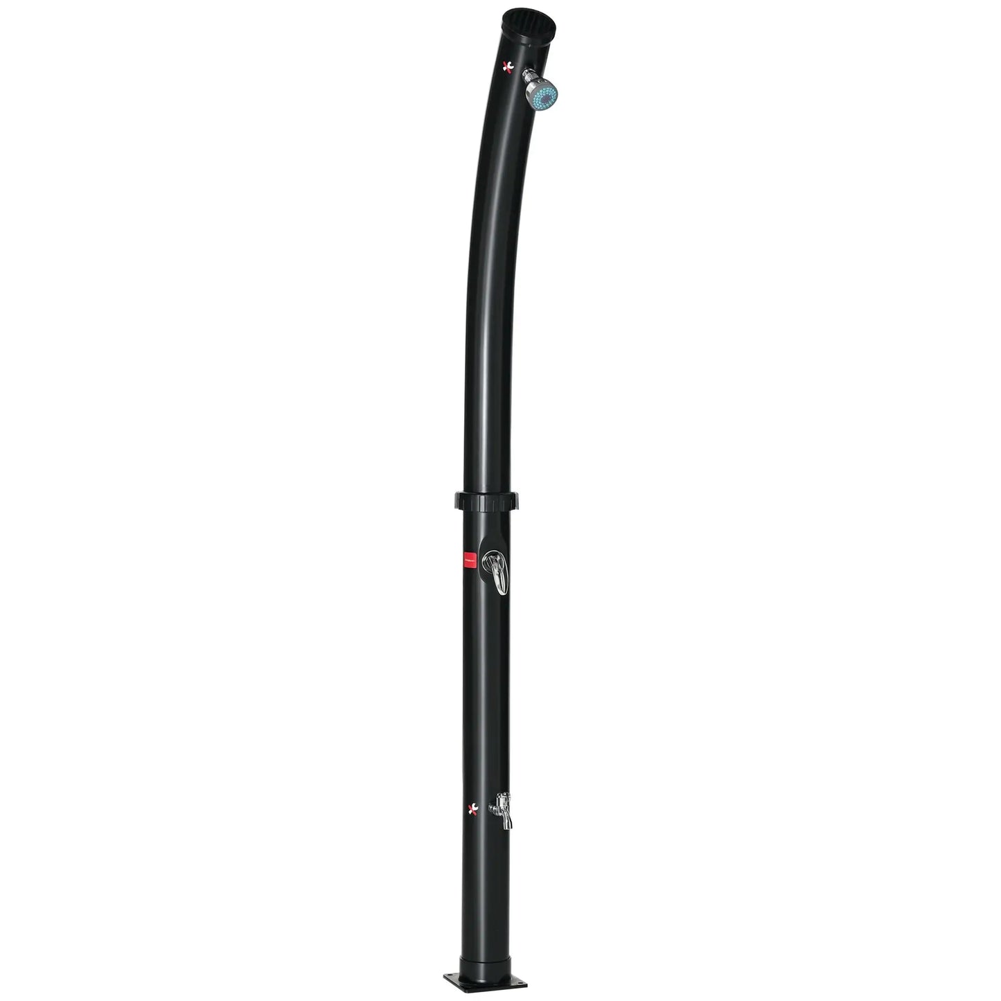 Solar Outdoor Shower, 5.3-Gallon, Adjustable Temperature, Black Outdoor Swimming Pools & Hot Tubs at Gallery Canada