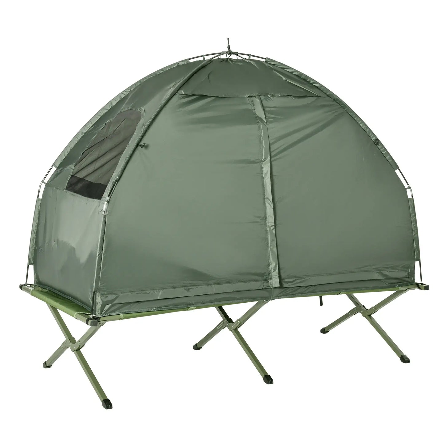 Portable Hiking Tent Camping Bed Cot Combo with Sleep Bag Mattress Camping Tents at Gallery Canada