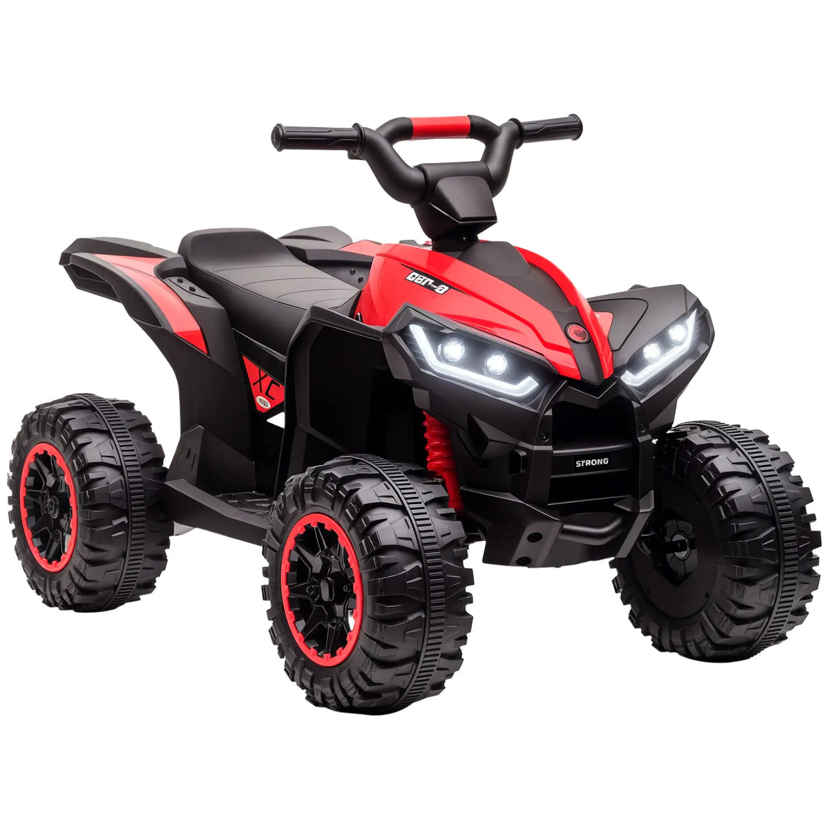 Kids 4 Wheeler Quad, Music, Headlights, High Low Speed, 3-5 Years, Red Electric Toy Cars at Gallery Canada