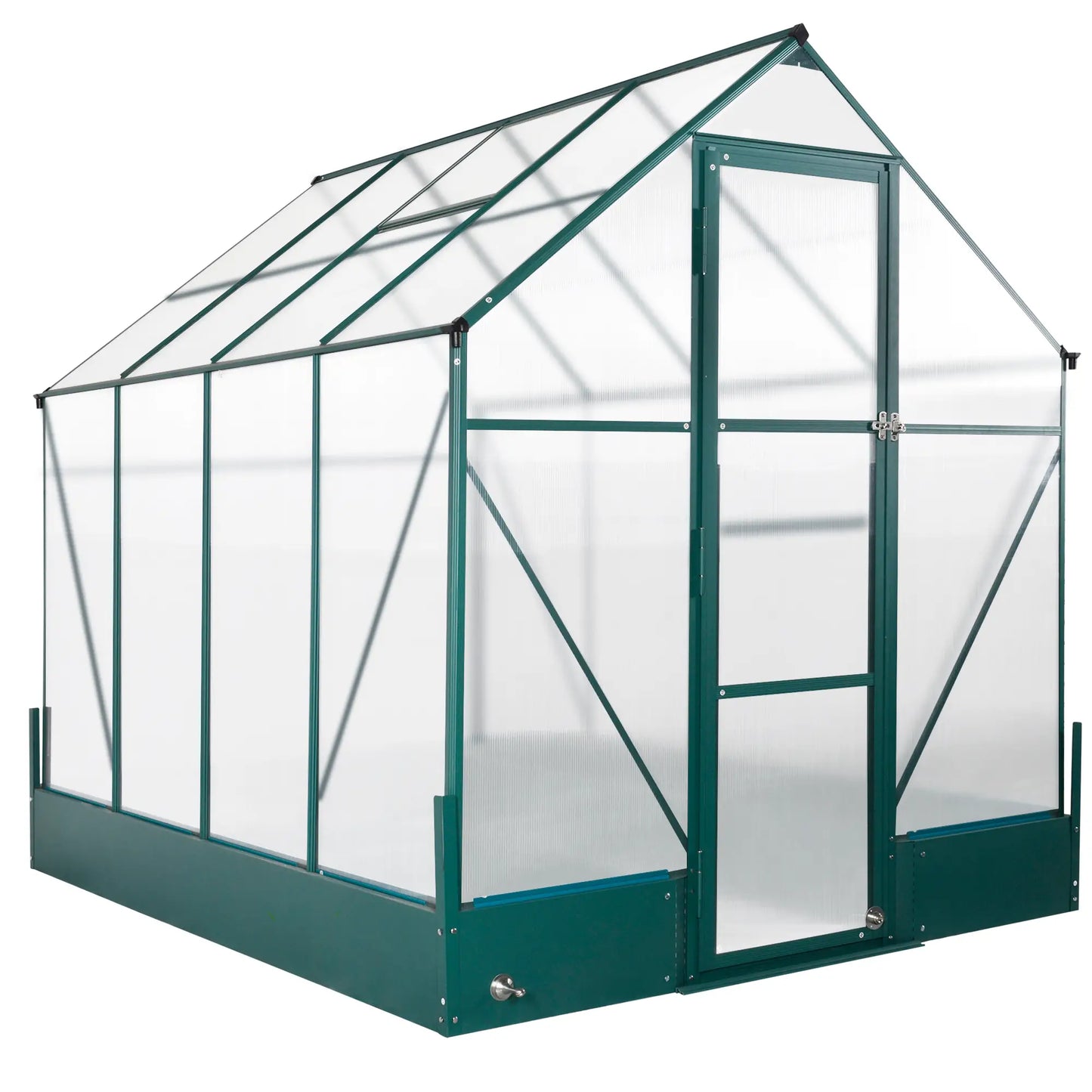 8.2' x 6.2' Greenhouse, Aluminum Frame, Temperature Controlled Window Walk In Greenhouses at Gallery Canada