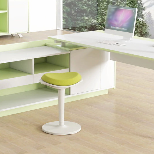 Standing Desk Stool, Ergonomic Wobble Chair, Adjustable Leaning Stool for Office Desks, with Rocking Motion, Green Office Chairs Green at Gallery Canada