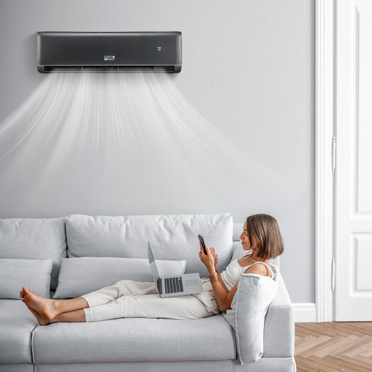 12000 BTU 21 SEER2 208-230V Mini Split AC Heater, Gray Mini Split Air Conditioners Gray at Gallery Canada