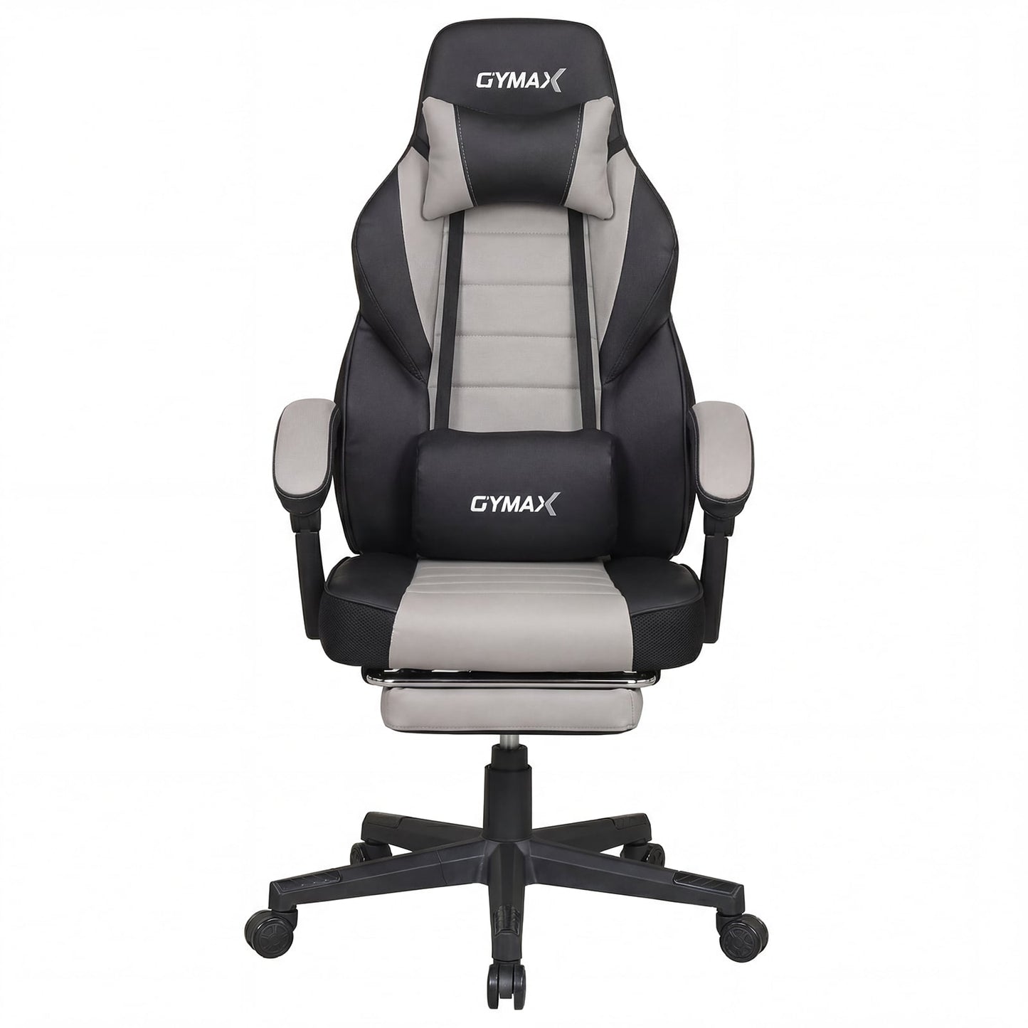 Ergonomic Gaming Chair With Headrest, Reclining Backrest, Gray Gaming Chairs Gray at Gallery Canada