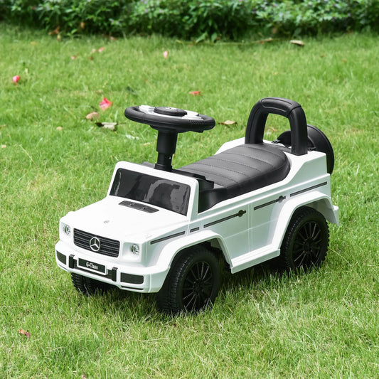 Baby Toddler Push Car, Foot-to-Floor Ride-On Wheel, White Push Cars for Toddlers White, Black at Gallery Canada