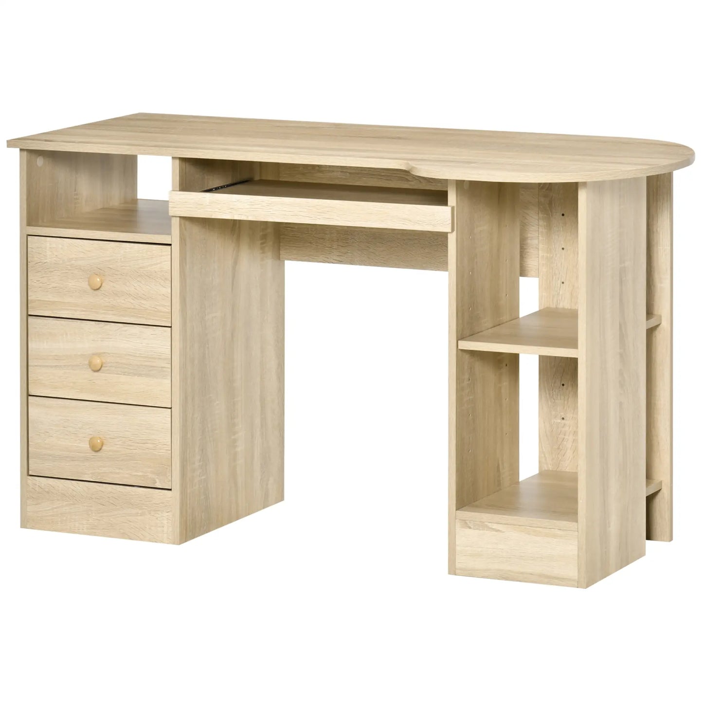 Computer Desk with Storage, Shelves, Drawers, Keyboard Tray Computer Desks at Gallery Canada