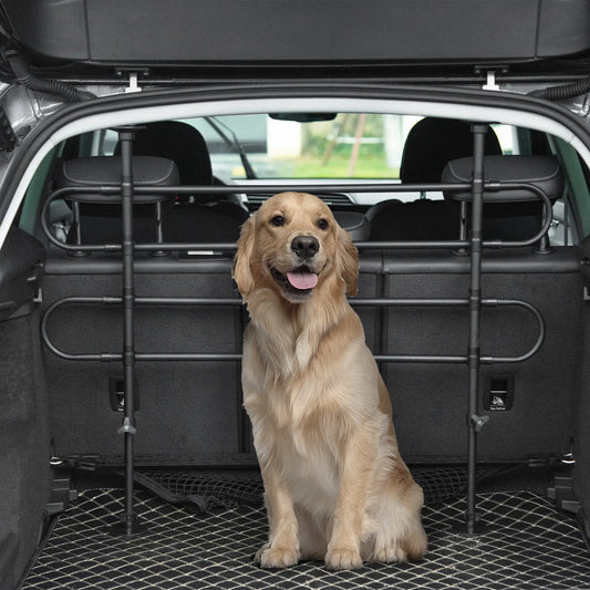 Adjustable Pet Car Barrier, SUV Van Back Seat Dog Fence, Black Houses, Kennels & Pens Black at Gallery Canada