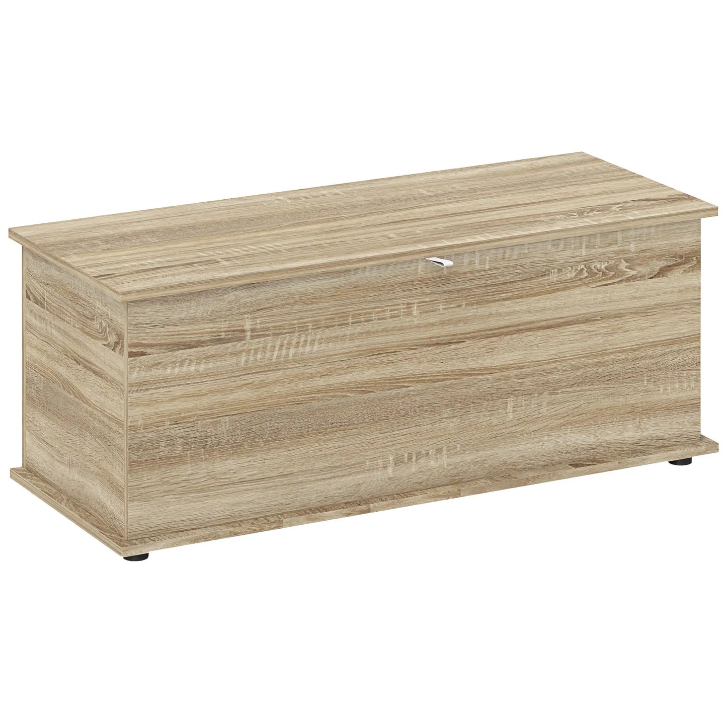 39.5" Storage Chest, Flip-Top Lid, Entryway Bench, Oak Storage Ottomans & Benches at Gallery Canada