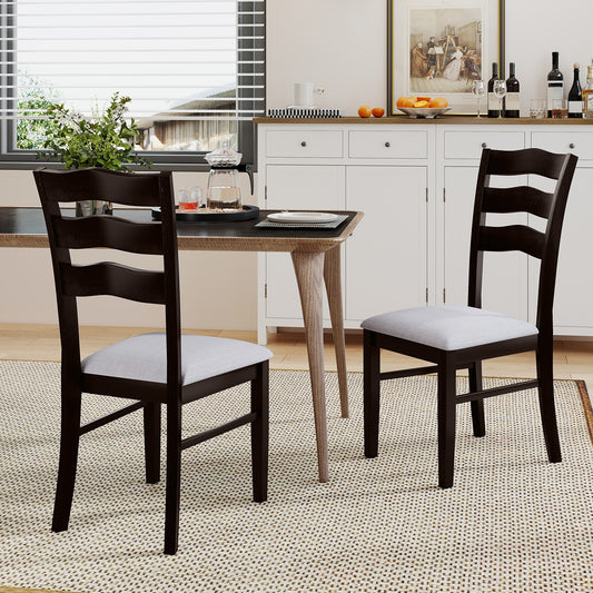 Farmhouse Dining Chairs Set of 2, Modern Kitchen Chairs, Gray Dining Chairs Gray at Gallery Canada