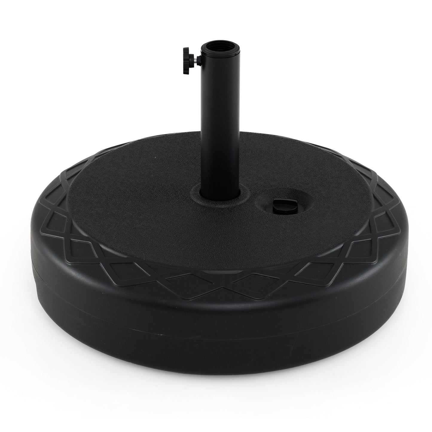 90 LBS Heavy Duty Sand Filled Umbrella Base, Black Outdoor Umbrella Bases at Gallery Canada