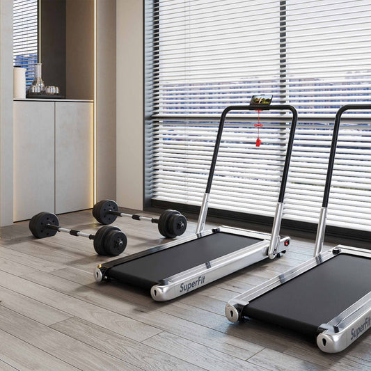 Fitness Room Set: Dumbbell Weight Set+3-in-1 3HP Folding Treadmill Exercise Machines Options at Gallery Canada