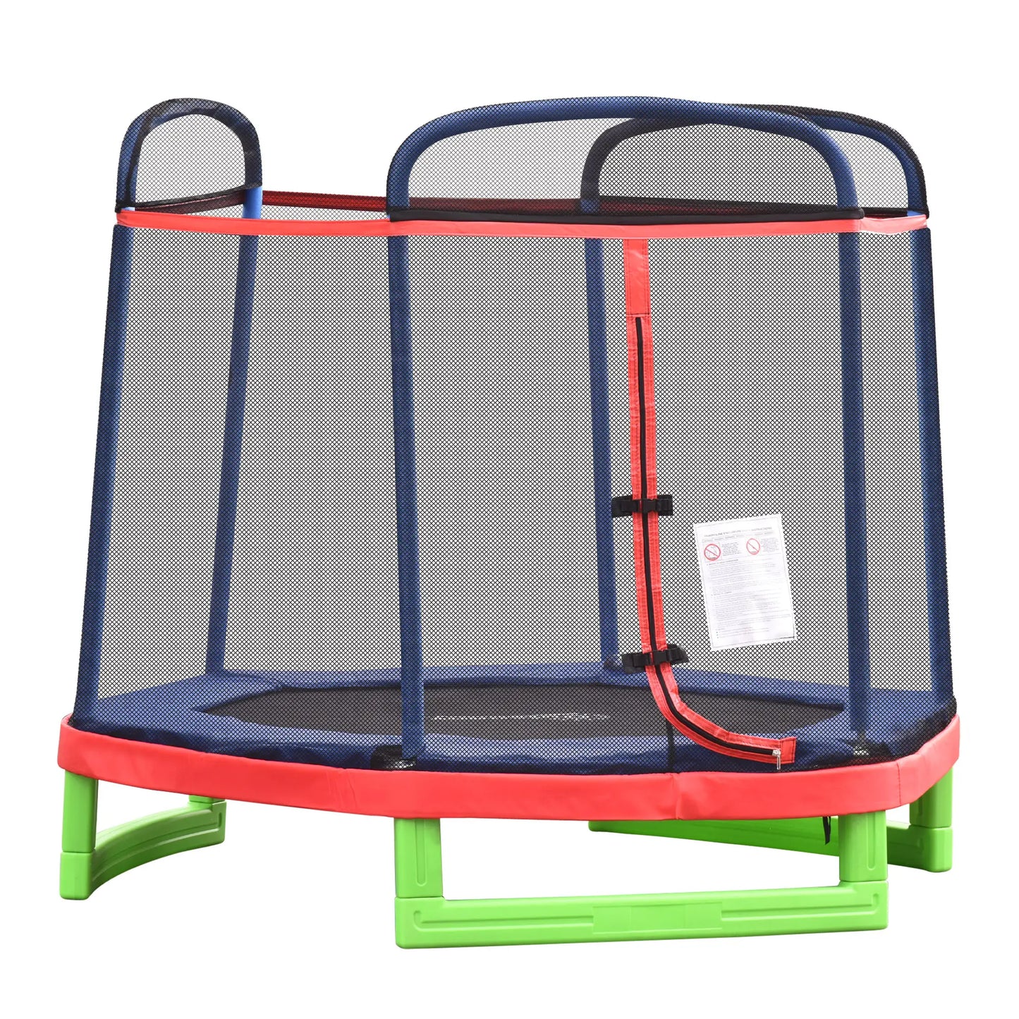 84.75 Inch Kids Trampoline with Safety Net, Red Trampolines at Gallery Canada