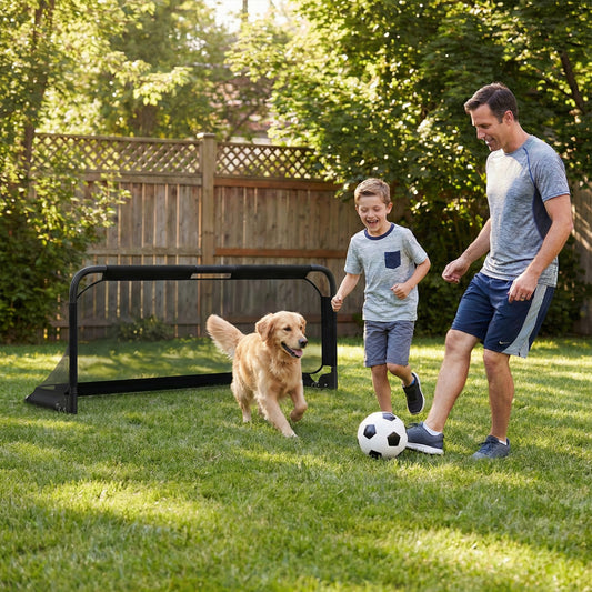 5x3 FT Portable Pop-up Football Training Net, Black Sport Equipments Black at Gallery Canada