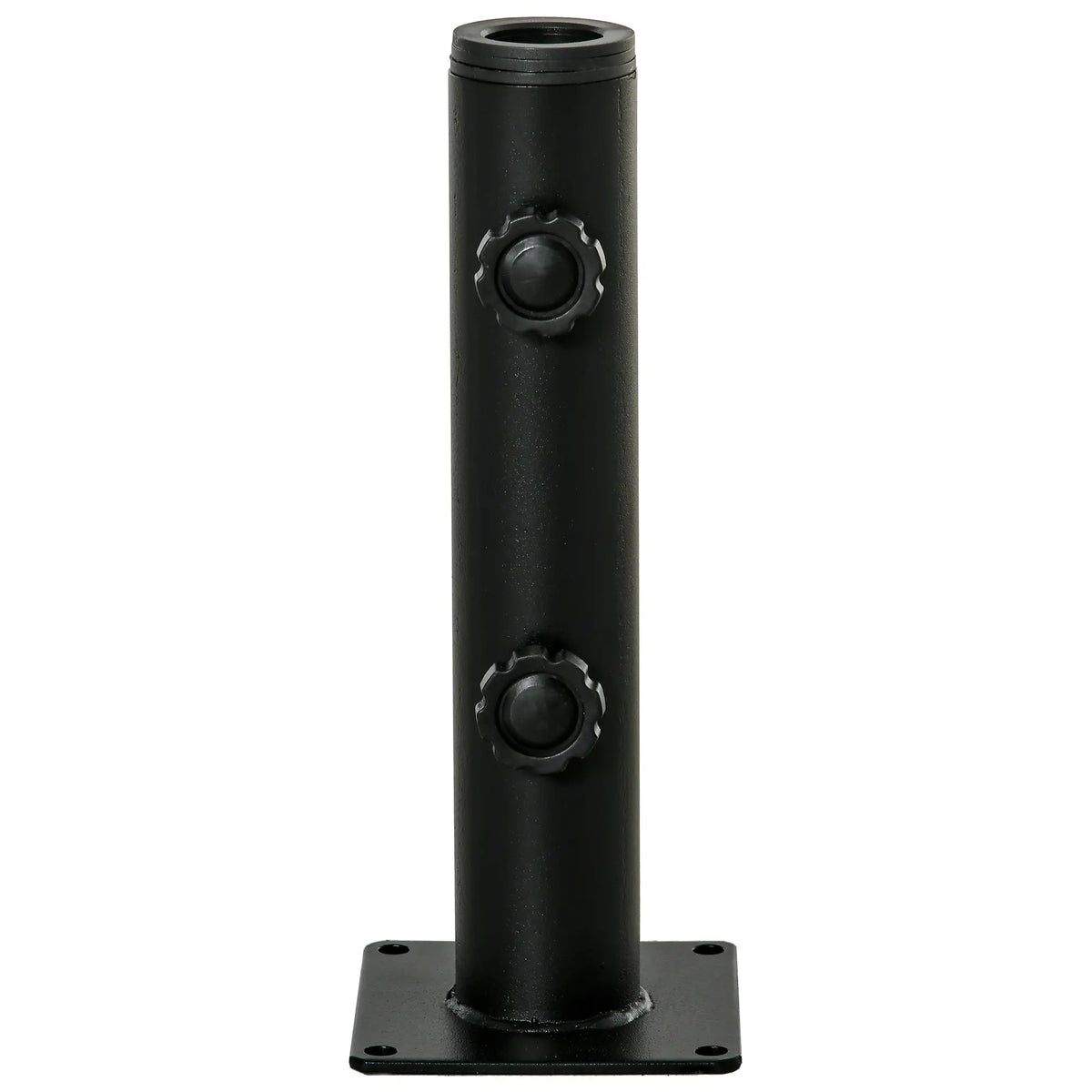 Deck Mount Umbrella Holder, Outdoor Base Stand, Black Umbrella Bases at Gallery Canada