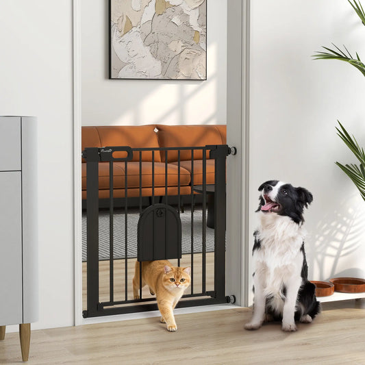 Porte pour animaux extra large de 30"-32", Petite porte, 30"H, Noir