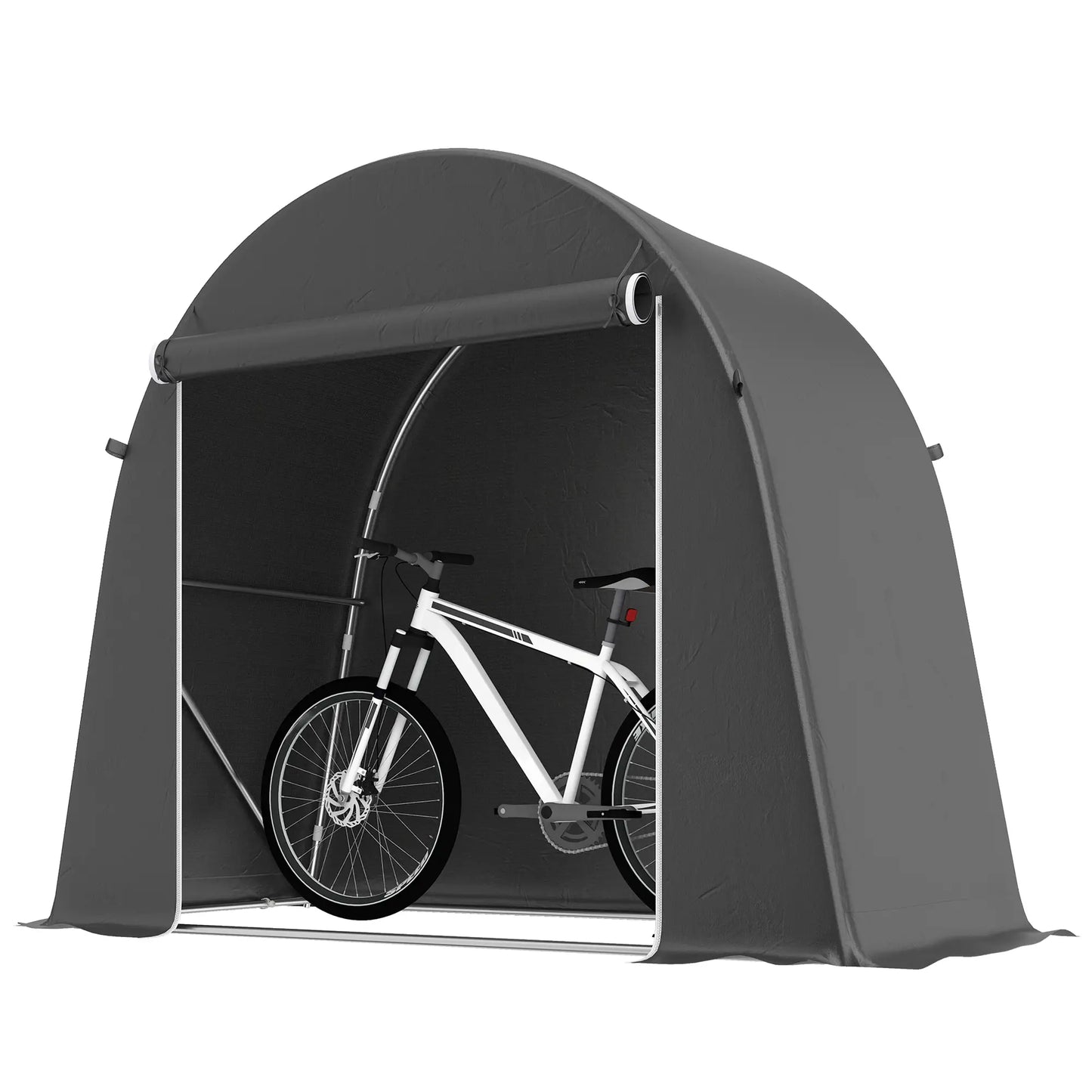8' x 4' Portable Shed, Waterproof Bike Tent, Roll-Up Zipper Door Sheds at Gallery Canada