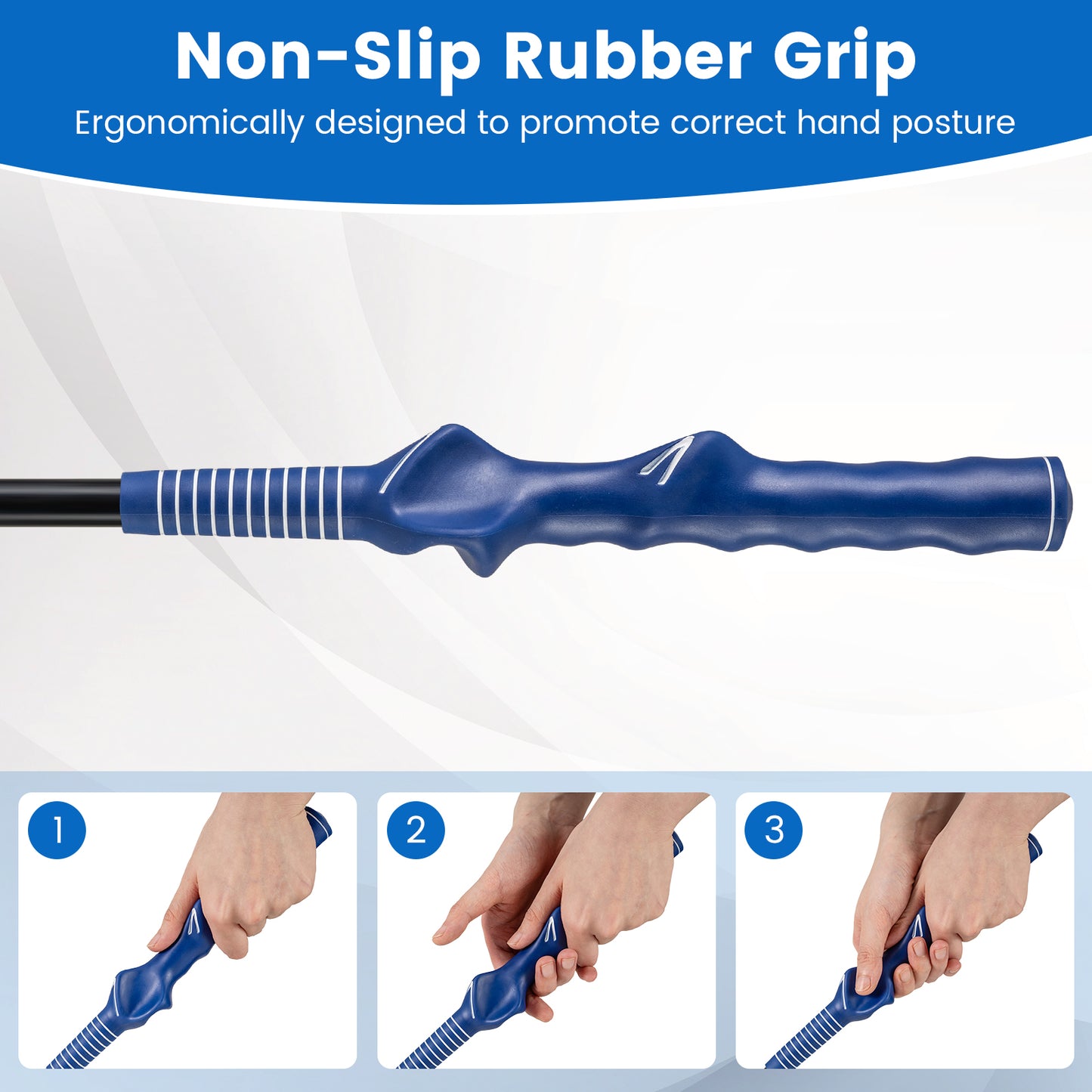 Golf Swing Trainer Click Stick Swing Training Aid for Speed Flexibility Balance, Blue Golf at Gallery Canada