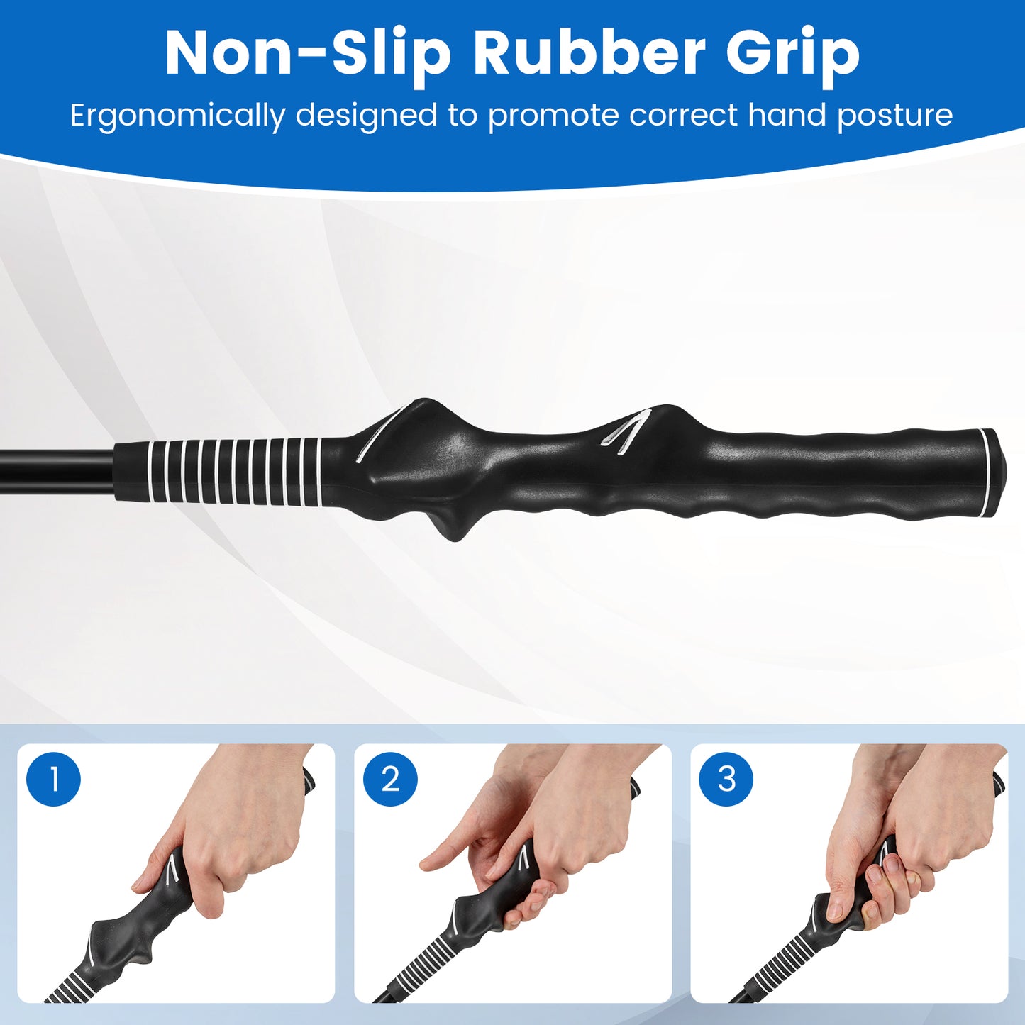 Golf Swing Trainer Click Stick Swing Training Aid for Speed Flexibility Balance, Black Golf at Gallery Canada