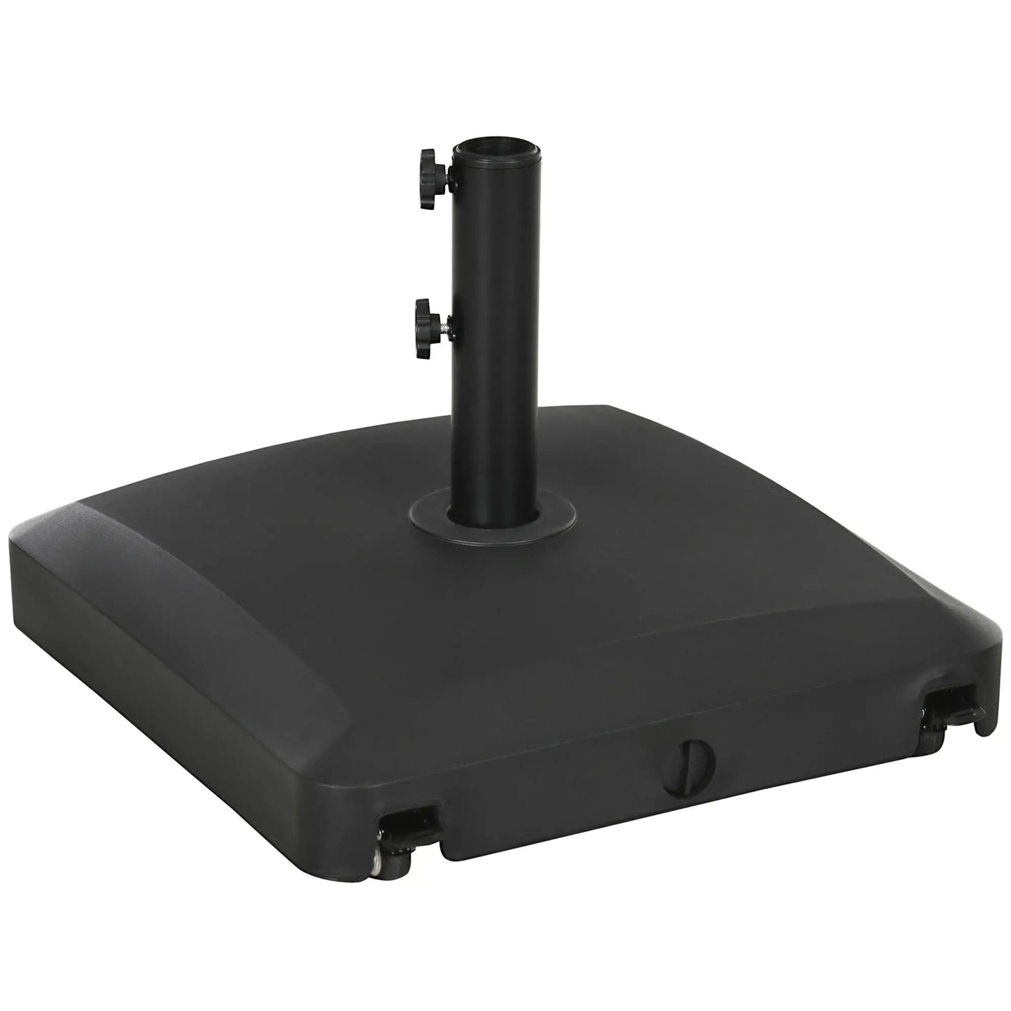 66 lb Heavy Duty Patio Umbrella Stand, Outdoor Garden Base, Black Umbrella Bases at Gallery Canada