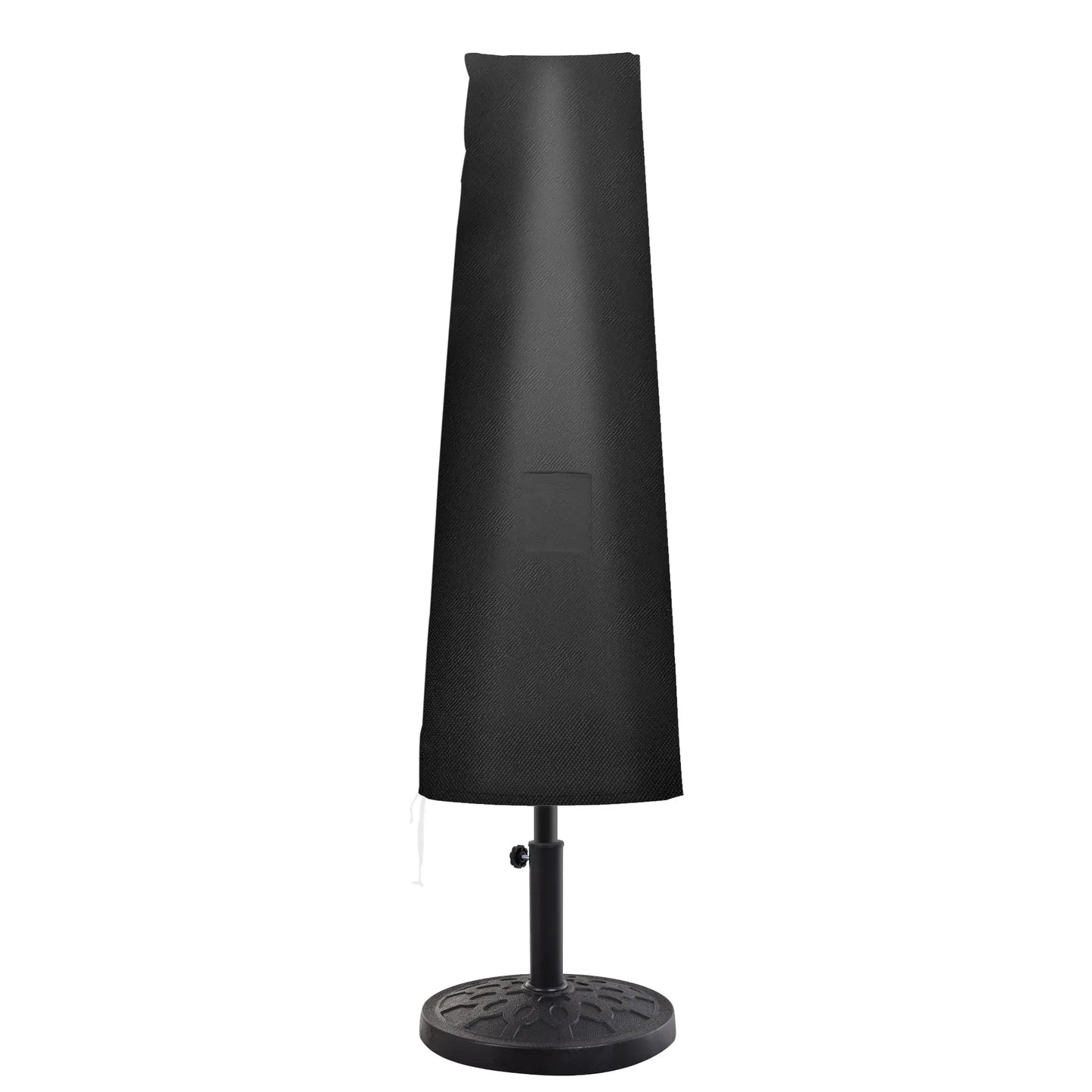 Outdoor Large Umbrella Cover, Patio Cantilever Banana Parasol Protector, Weather Resistant, Black