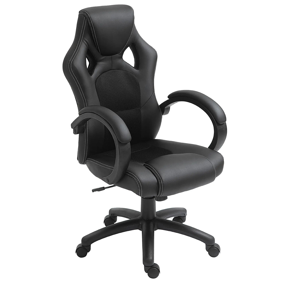 Racing Gaming Chair, Swivel Wheels, Padded Headrest, Tilt, Black Executive & Manager Chairs at Gallery Canada