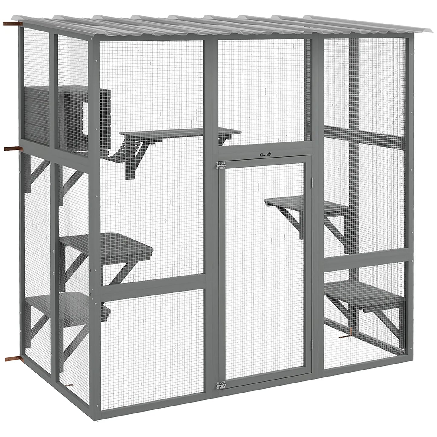 Outdoor Cat Enclosure, Window Box, Weatherproof Roof, Grey Outdoor Cat Enclosures at Gallery Canada