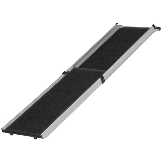 72-Inch Portable Folding Dog Ramp for Cars, Trucks, SUVs, Non-Slip Pet Ramp for Large Dogs, Aluminum Frame for up to 198 LBS - Gallery Canada