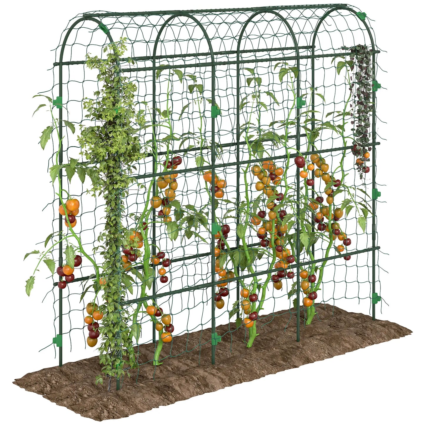 Metal Garden Trellis, A-Frame Arch for Climbing Plants, 17" x 72" x 72" Plant Stands at Gallery Canada