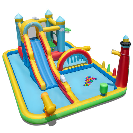 Inflatable Water Slide Giant Water Park with Long Slide Jumping Area Inflatable Water Slides Options at Gallery Canada