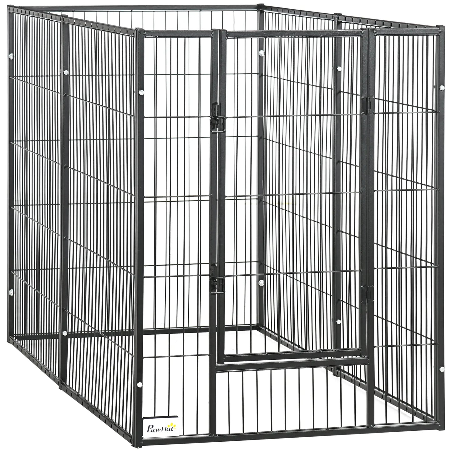 6 Panel 32.5" - 59" x 40" Dog Playpen, Heavy Duty, Indoor Outdoor Houses, Kennels & Pens at Gallery Canada
