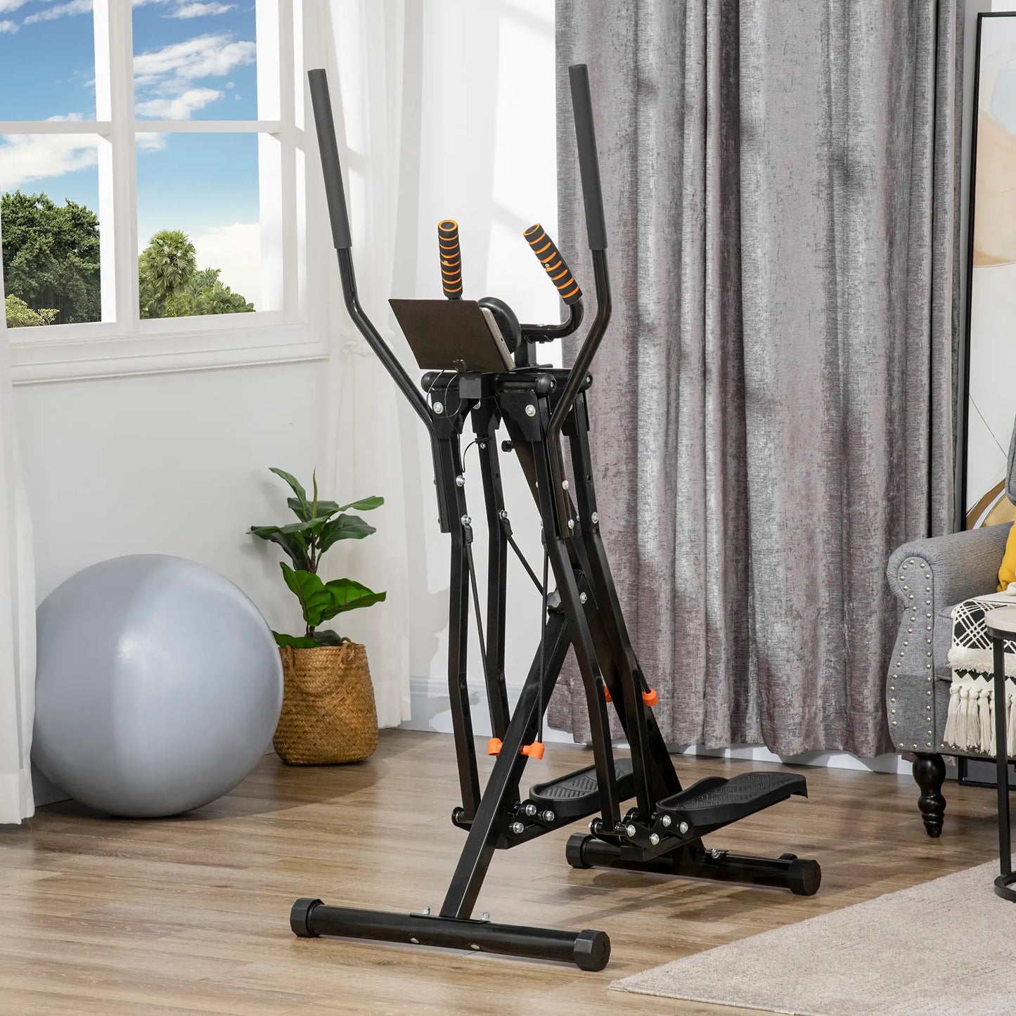 Gazelle Glider Air Walker, Elliptical Trainer, 4 Resistance Levels, LCD Monitor Aerobic Equipment at Gallery Canada