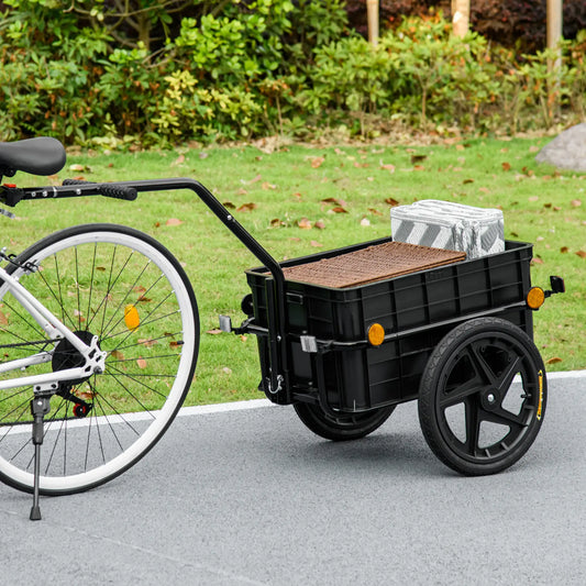 Multi-Functional Bike Trailer, Steel, Large, Grey Bike Cargo Trailers Grey at Gallery Canada