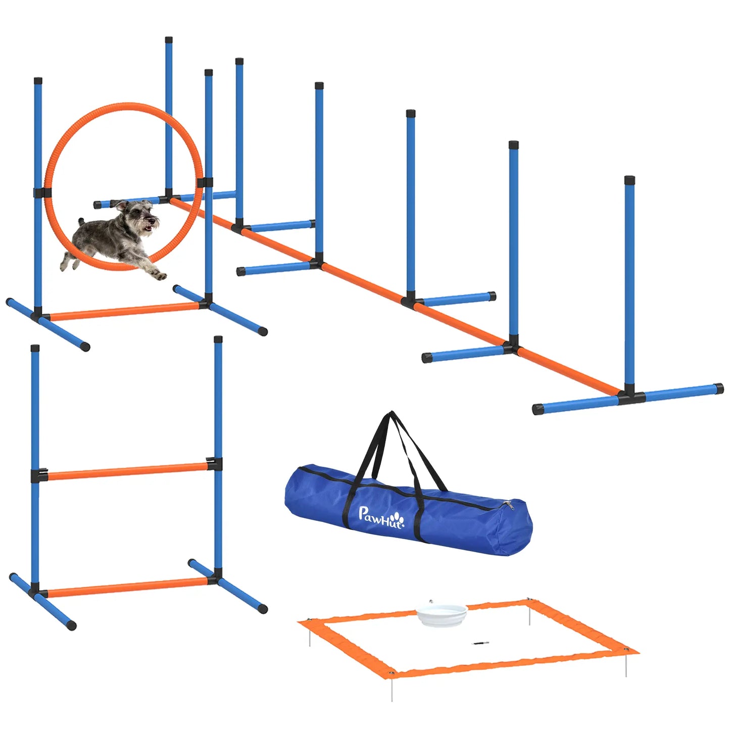 Dog Agility Training Equipment, 5PCS Obstacle Course Starter Kit With Bag Dog Agility Training Equipment at Gallery Canada