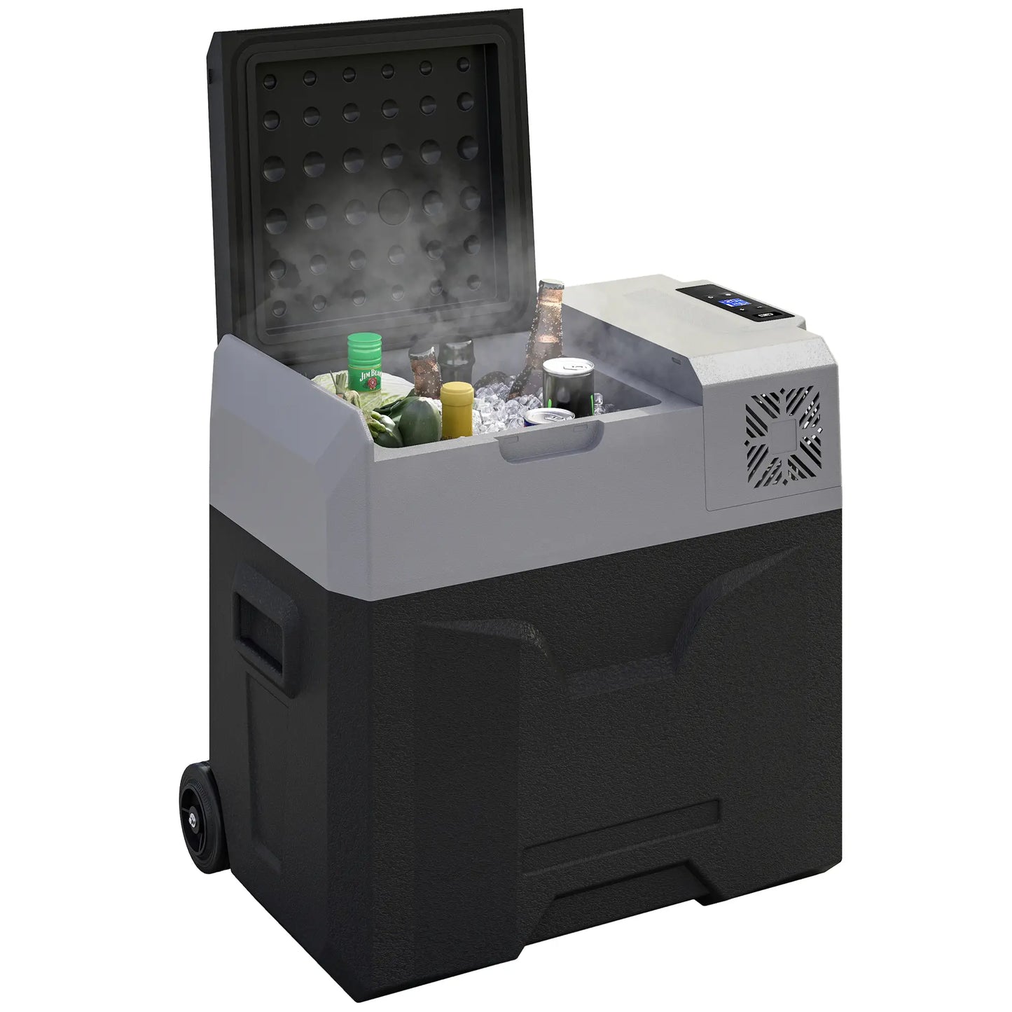 50L Portable Car Refrigerator, 12/24V Electric Cooler, -20℃, Camping, Travel Car Coolers at Gallery Canada