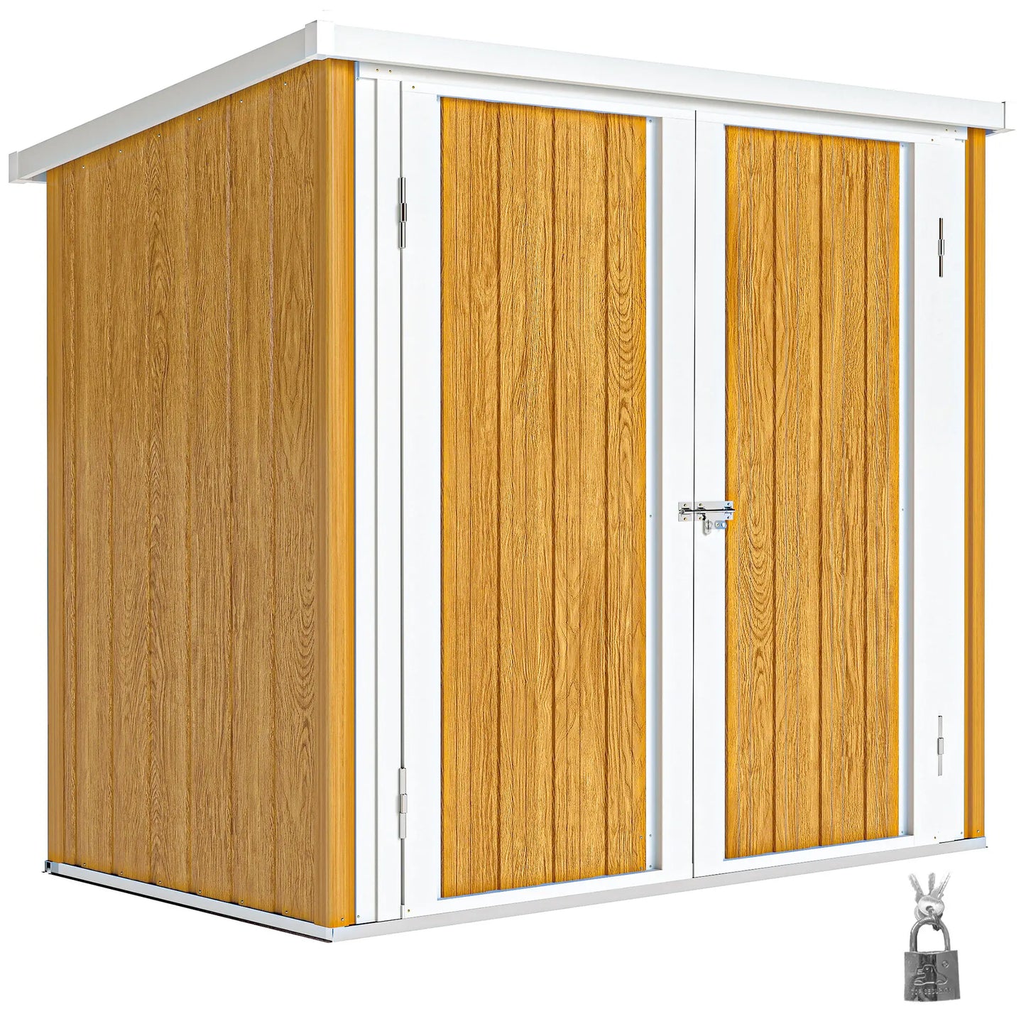 5' x 3' Metal Garden Storage Shed, Double Doors For Backyard Sheds at Gallery Canada